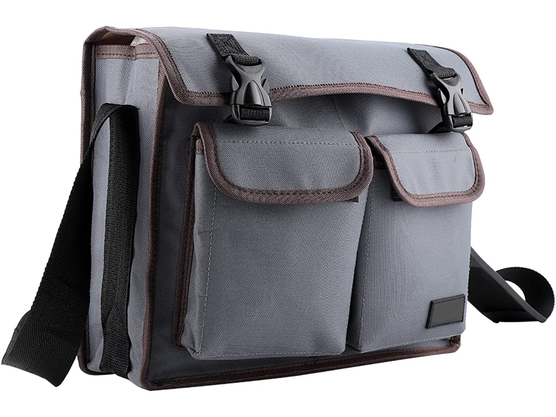 Bolsa para ferramentas, bolsa multifuncional portátil, tecido Oxford, 35 x 10,5 x 32 cm, alça ergonômica, organizador para