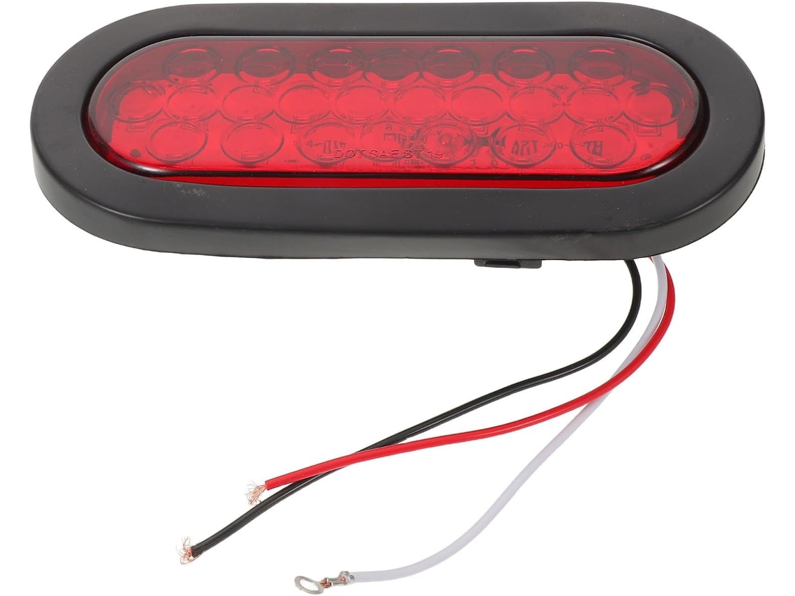 Luzes Estroboscópicas Vermelhas À Prova D Água Veemoon Para Caminhões E Carros Com Função De Farol Neblina, Luz De Freio