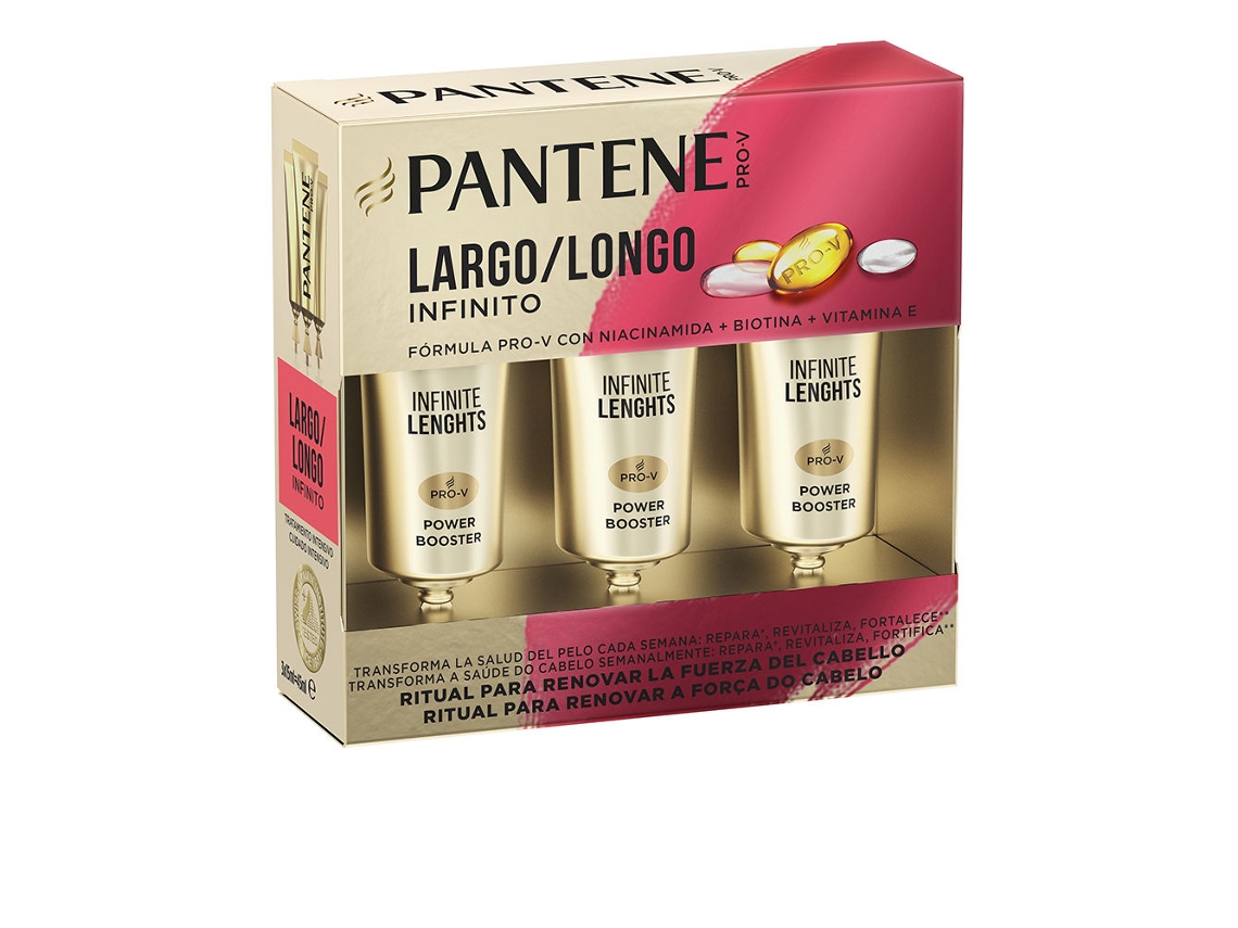 Ampolas Comprimento Infinito 3 X PANTENE 15 Ml
