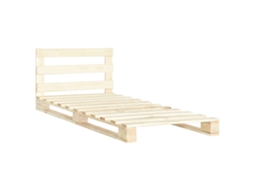 Estrutura de Cama em Paletes Pinho Maciço 90x200 Cm MAISON EXCLUSIVE