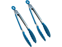 Pinça Para Servir Alimentos, Conjunto De 2 Peças, Antiaderente, Resistente Ao Calor, Em Aço Inoxidável, 18cm