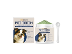 Pó Limpeza Dental Cães Higiene Bucal Eficaz