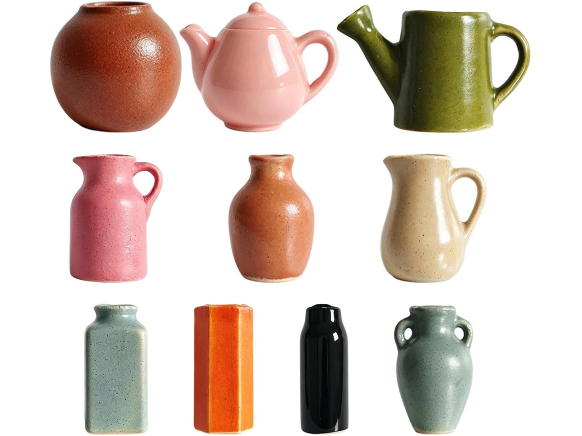 Vaso De Flores Magnético Para Geladeira, Pequeno, Com Adesivos Decorativos 3d |