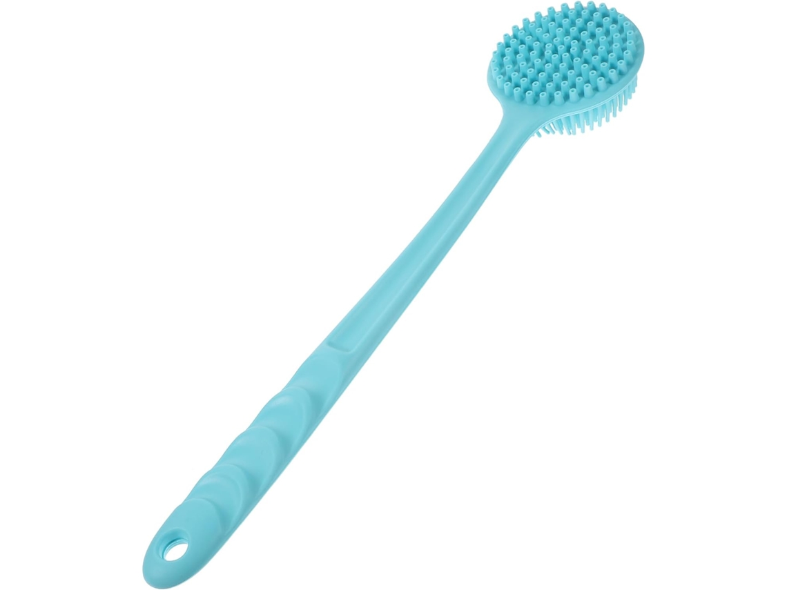 Escova De Banho Silicone Ultechnovo Para Corpo E Costas Com Cabo Longo Design Ergonômico Suspensão Facilitar A Massagem