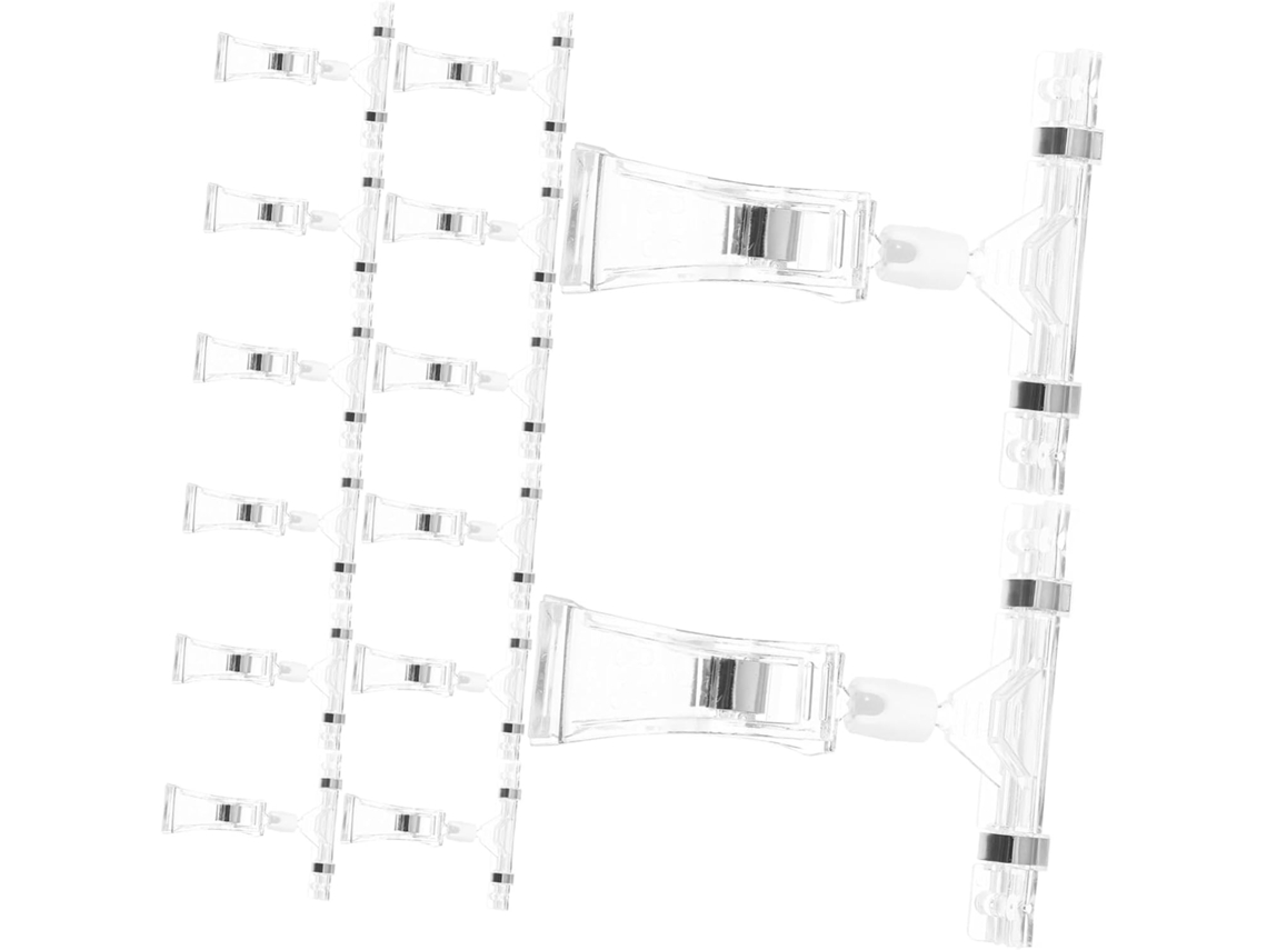 Suportes de plástico Pretyzoom para placas de identificação fáceis de usar em mercados, pacote com 20 unidades, displays.