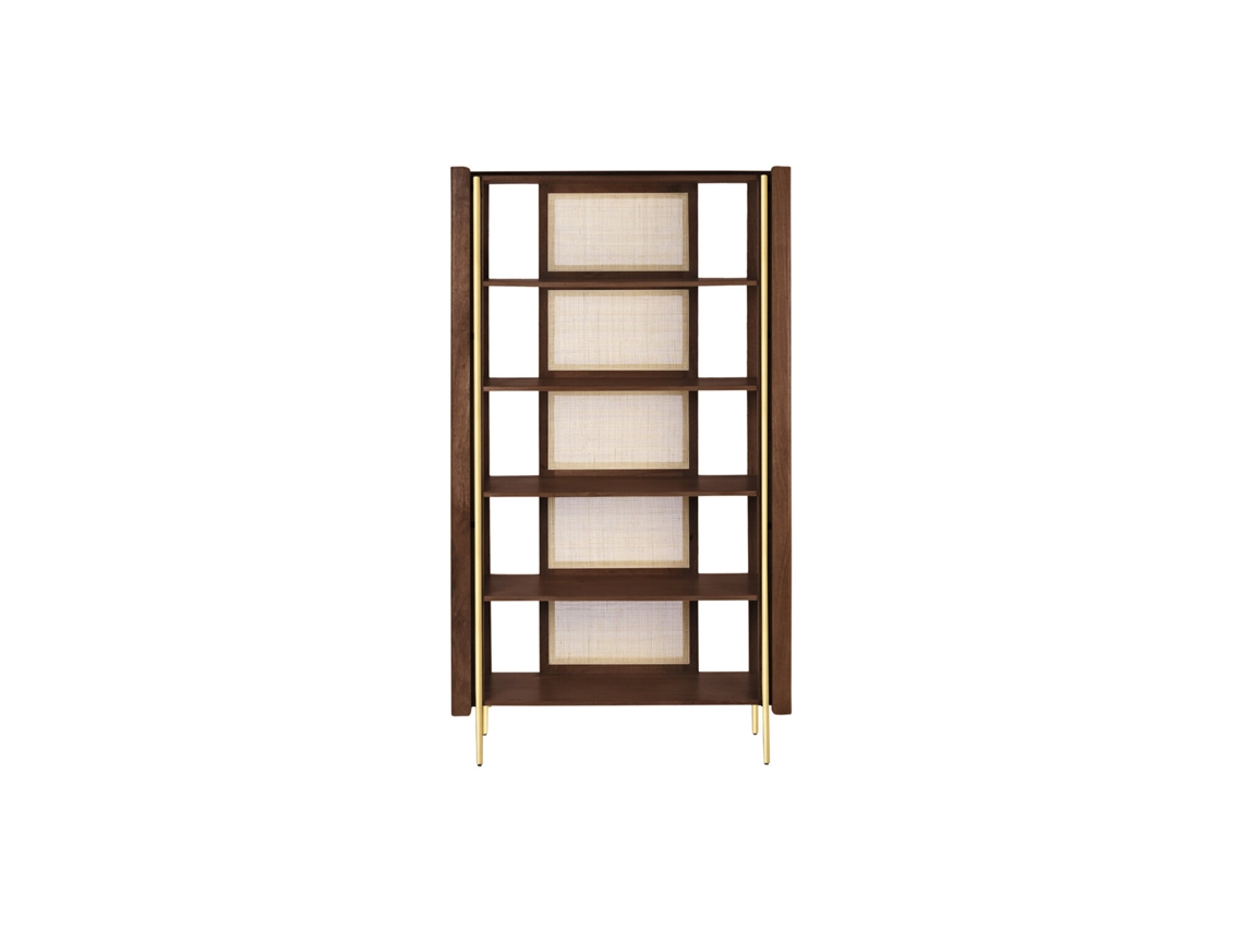 Prateleira de Fibra Natural de Manga ALEXANDRA HOUSE LIVING (100x40x180cm)