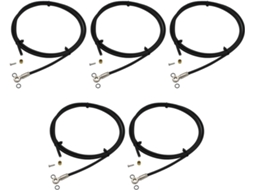 Conjunto SFUSHOS de 5 mangueiras de freio hidráulico, 2m, para bicicletas