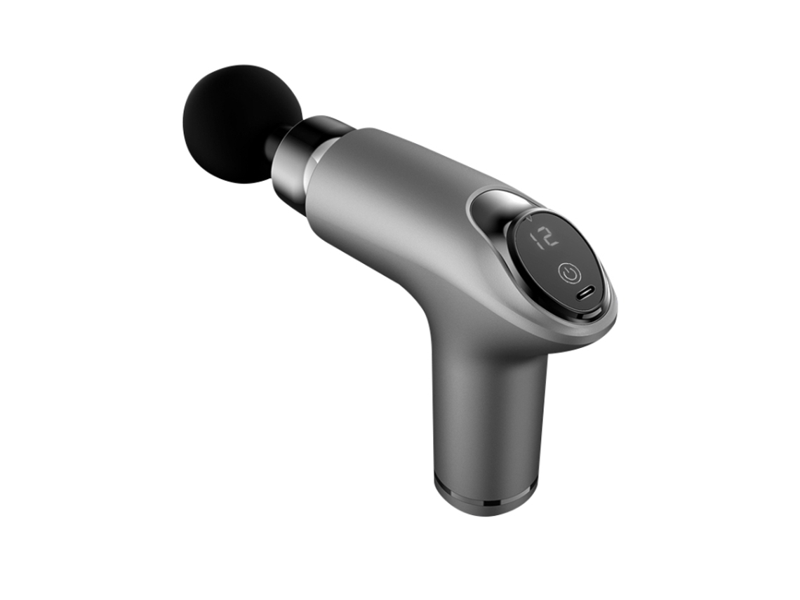 (cinza) Mini Massageador Vibratório De Velocidade Variável Para Relaxamento Muscular/miofascial, Especificações: 12 Velocidades