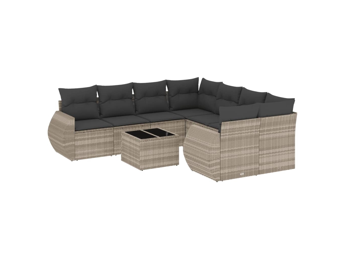 Garden Sofa Set, Garden Sofa Sets Vidaxl Cinzeto Rattan / Vime (n/a)