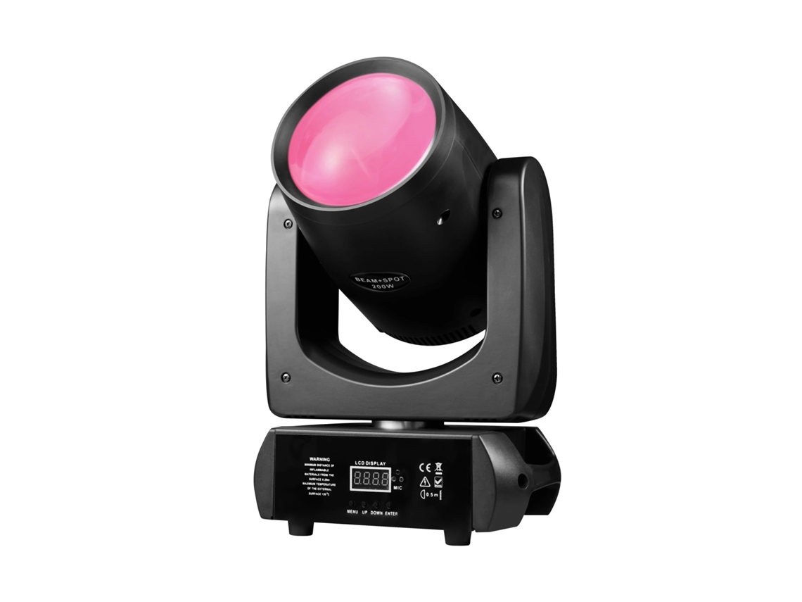 200w Led Moving Headlight, 11 Colors, 25 Times/sec Strobe,200w Beam-1pcs,plug Eu