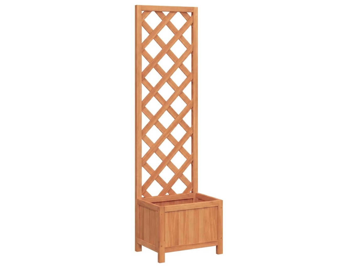 Planter, Planters Vidaxl Marrom Madeira (40 X 30 X 135 Cm)