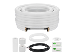 Conjunto De Tubos Refrigerantes De Cobre Vevor Com 15,24 M De Comprimento, 6,4 Mm E 9,5 Mm