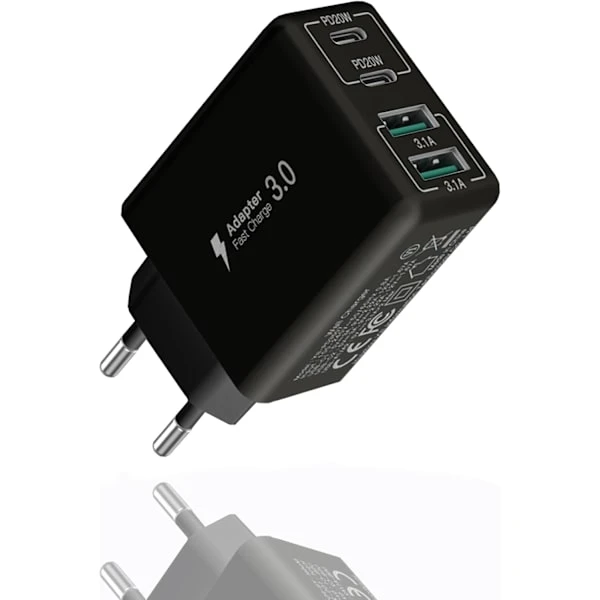 Estação De Carregamento, 40w, Adaptador, Telemóvel E Tablet
