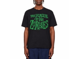 Rockinstone Horror Movies Plague Of The Zombies Logo Black Adult T-shirt Size:m
