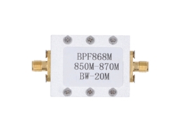 Filtro pasa banda fm 850 870mhz interface sma k bpf868m componente electrónico con caja | S/MARCA
