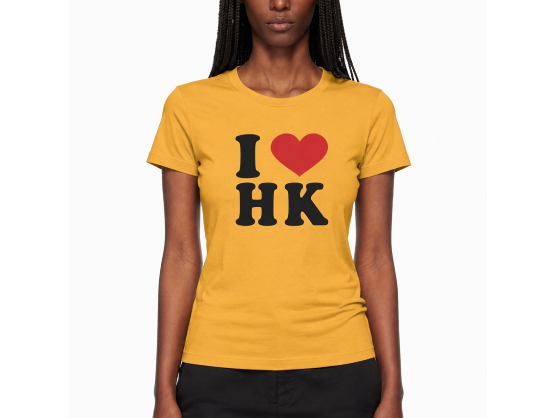 I Love Hk Heart Hong Kong Softstyle Tee As Worn By Molly Santana Mollysantana00 Size:s