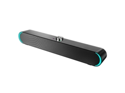 Coluna Samuriiron para Computador com Fio Usb Player de Áudio