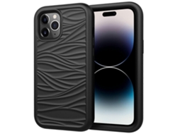 Lurelia Capa Iphone 14 Pro Pc Antichoque 3 Em 1