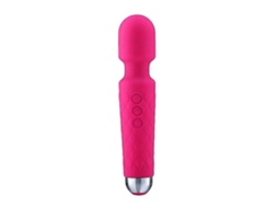 Vibrador De Varinha Poderoso Massageador De Varinha Elétrico Pessoal Para Mulheres 20 Modos De Vibração E 8 Velocidades Rosa Lalamoli