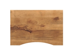 Desk Top, Desk Tops Vidaxl Marrom Madeira De Mangueira