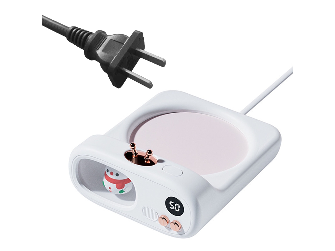 Aquecedor de caneca elétrico fofo em formato de tv rápido com controle inteligente usb para copos tigelas e chaleiras | S/MARCA