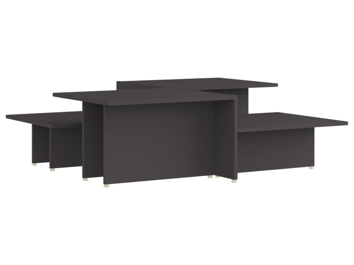Coffee Table, Coffee Tables Vidaxl Cinzeto Madeira Processada (n/a)