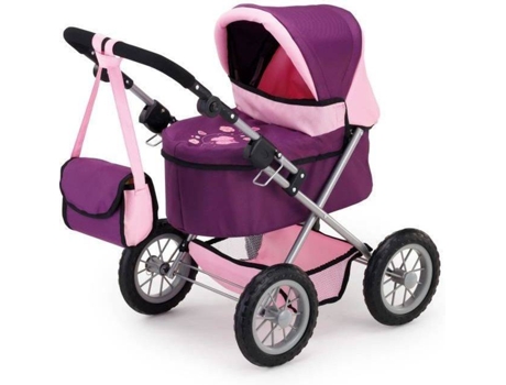 Carrinho de Bonecas BAYER Borboleta Roxo (68 cm)