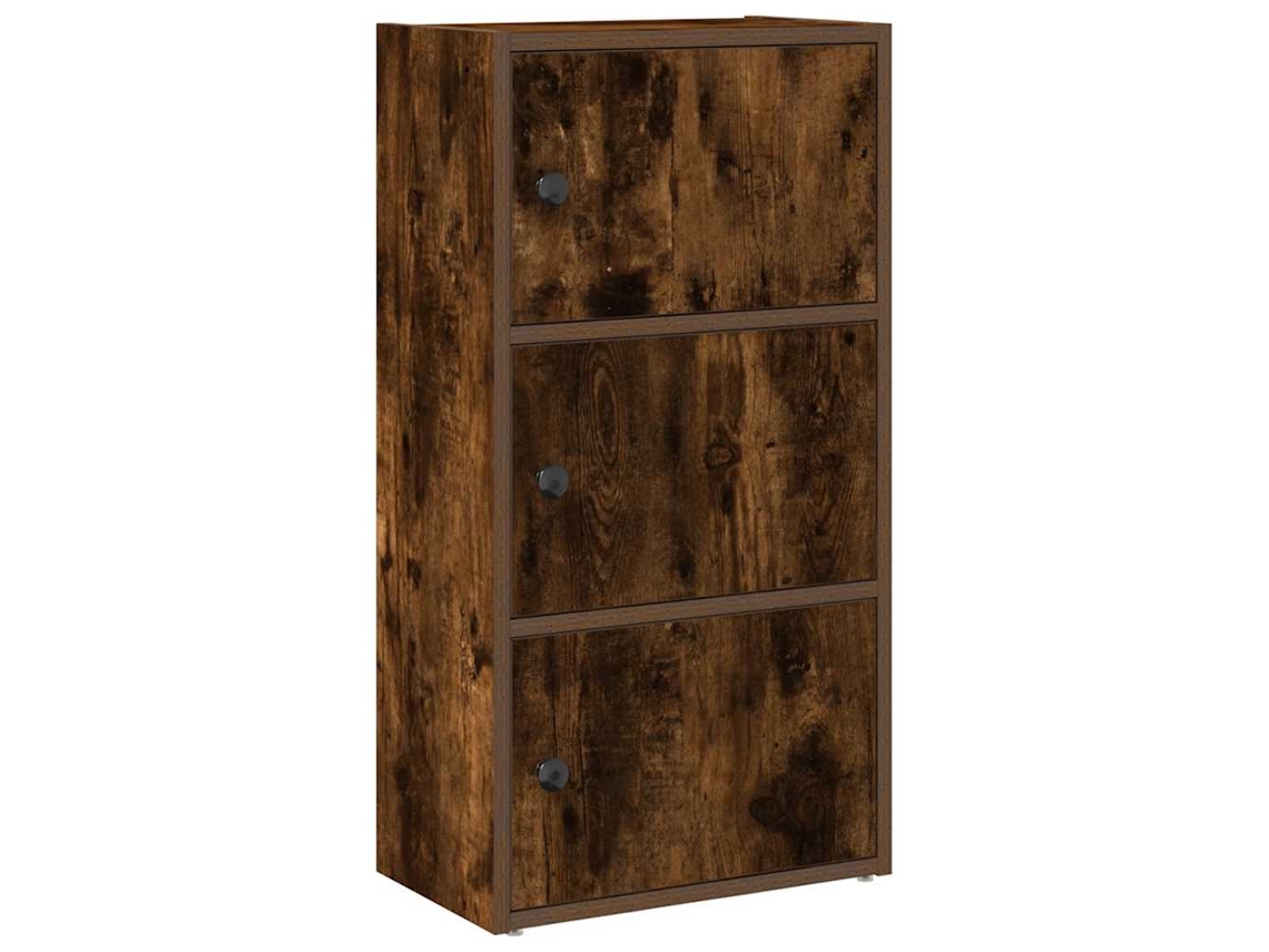 Estante Derivados de Madeira Carvalho Fumado MAISON EXCLUSIVE (40x24x77 cm)