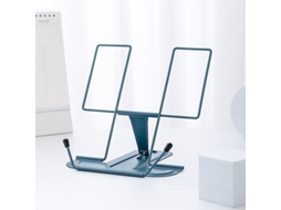 Suporte Para Livros Metal Hightide Ajustável 3 Ângulos Leve Plegável Para Estudo E Receitas Azul Marino