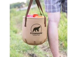 Balde Plegável 18l/25l para Camping, Lavagem e Jardim