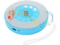 Leitor Cd Garsent Com Alto-falante Integrado, De Bluetooth Recarregável, Reprodutor De Música Portátil Com