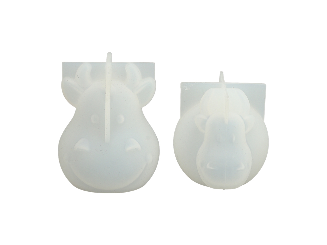 Molde de Silicone de Vaca 3D para Resina Animal DIY S/MARCA