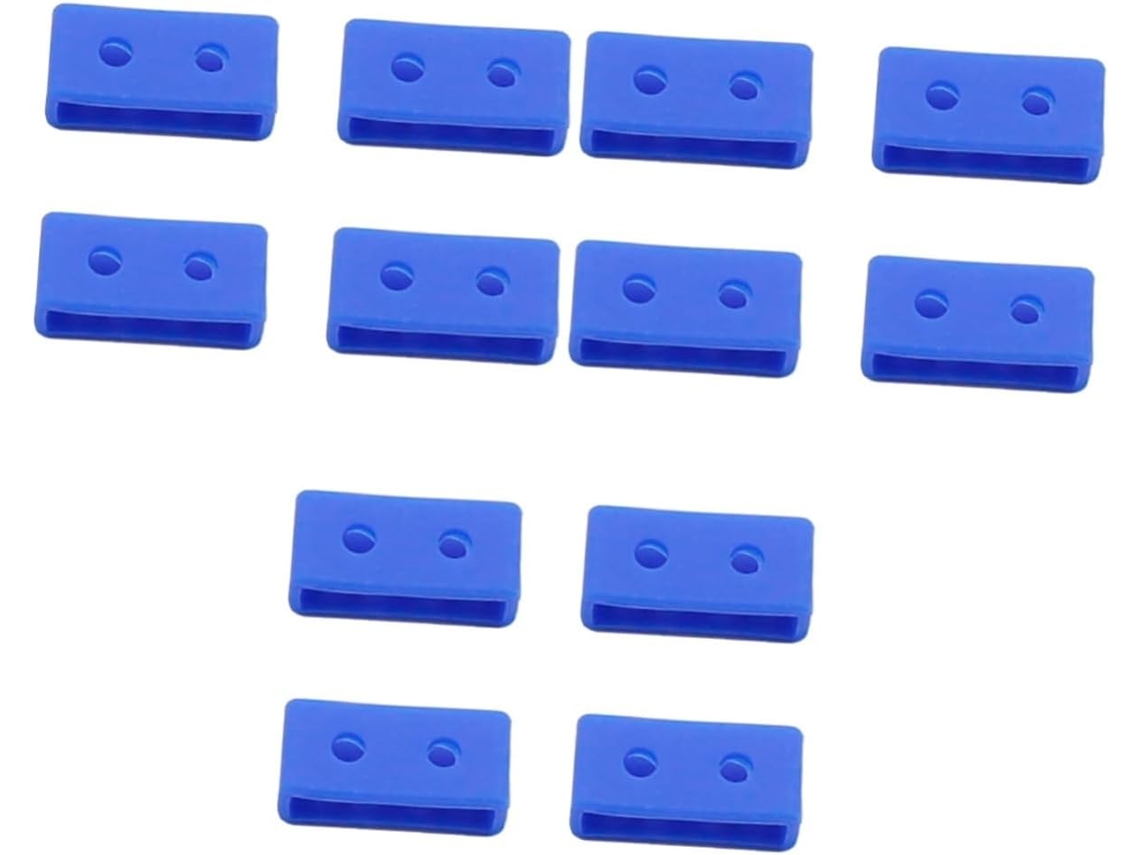 Conjunto De 12 Pulseiras Silicone Reposição Para Relógios Pulso, Com