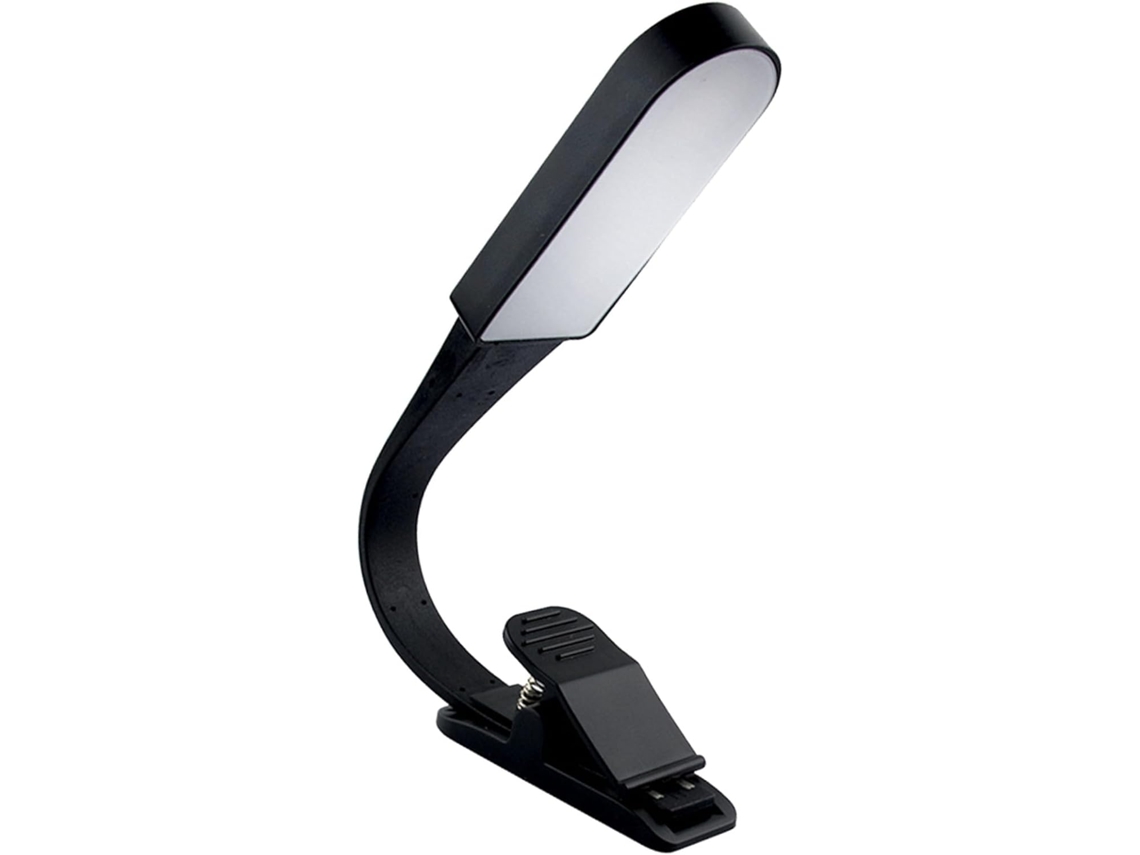 Luminária De Leitura Led Sensível Ao Toque Ciieeo Com Brilho Ajustável E Proteção Para Os Olhos, Clipe Usb De Plástico