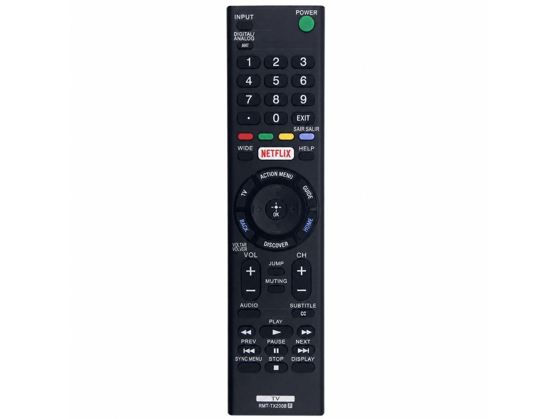Comando À Distância Para Tv Compatível Com Sony Rmt-tx200b