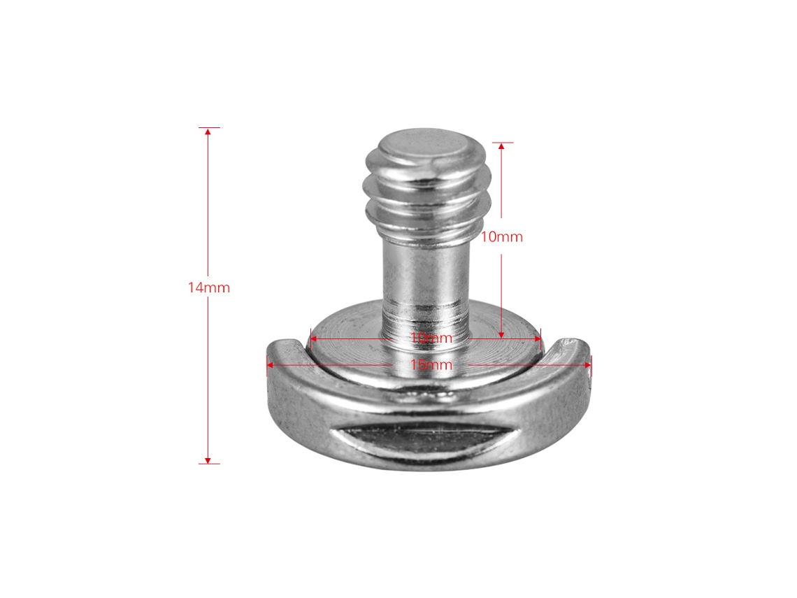2026 tornillo de Montaje 1/4 para Trípode, Placa de Liberación Rápida Y Accesorios de Fotografía
