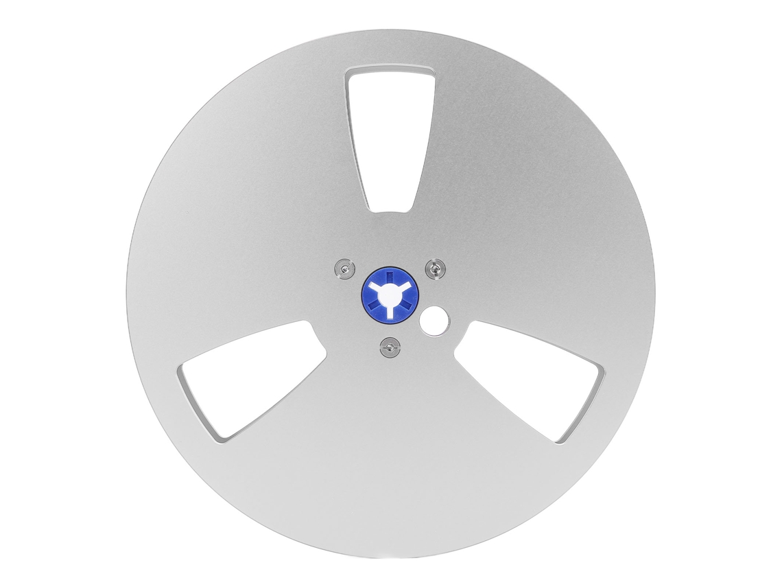 Aetheria bobina Vazia de Fita 1/4 Polegada 7 Polegadas para Gravadores Teac Revox Studer Prata