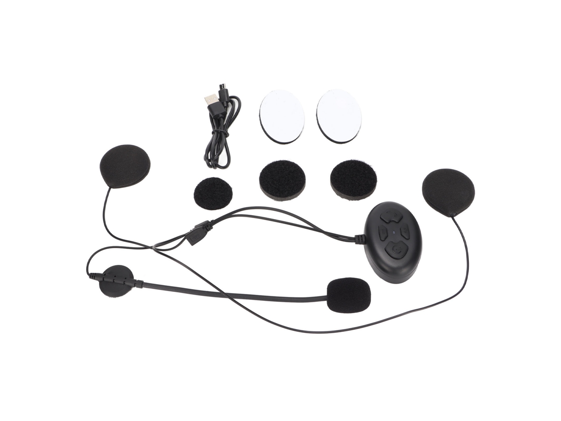 Fones Bluetooth para motocicleta EOOCOO, à prova d'água, com bateria interna