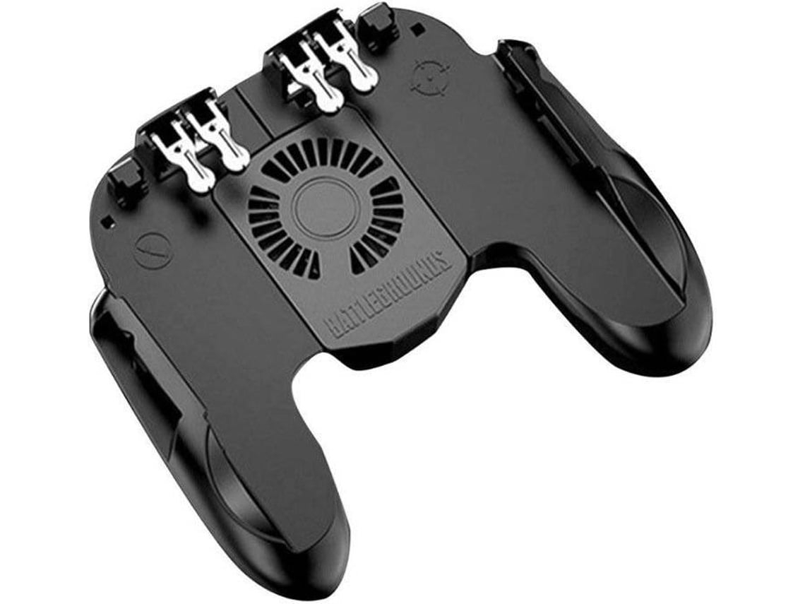 Controlador Móvel Pubg [Versão de Seis Dedos] com Ventilador