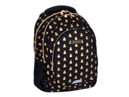 Mochila Astrabag Golden Teddy Ab300 com dois compartimentos