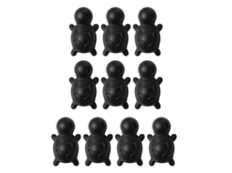Lurelia Organizador De Cabos, 10 Unidades, 20x35mm, Ligação Magnética, Preto