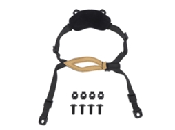Cinto De Queixo Para Capacete Ajustável 4 Pontos Para Capacete Mich Fast Acessório Preto