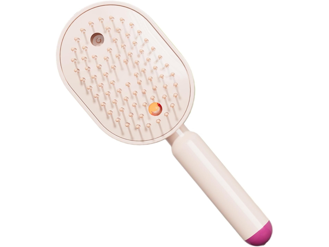 Escova De Cabelo Molhada Para Mulheres, Pente Vibratório Com Função De Névoa, Escova Elétrica Para Cabelos Cacheados Com