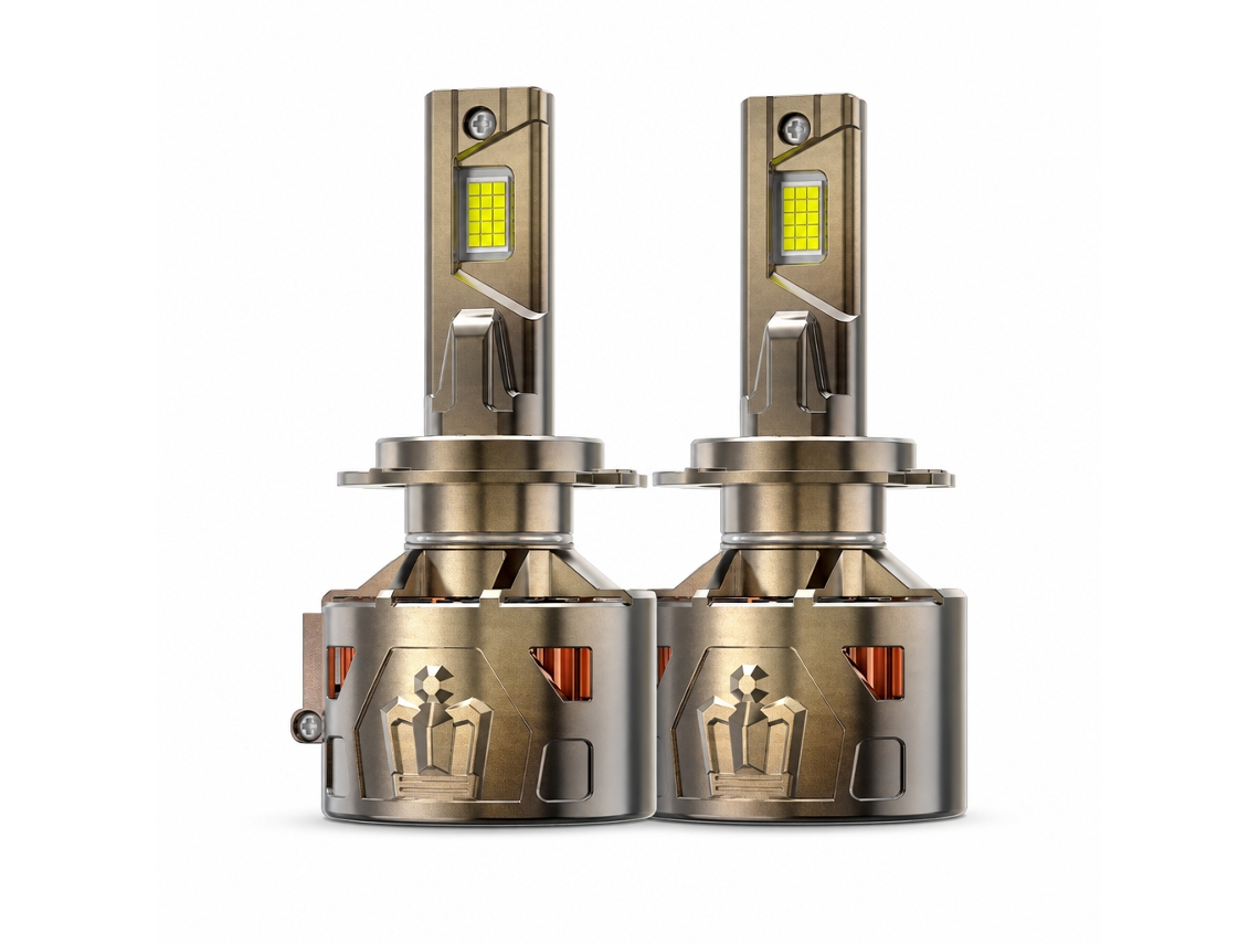 Lâmpadas Led Para Faróis Redsea 330w H8/h9/h10/h11 Para Automóvel, Cor Bronze Galvanizado