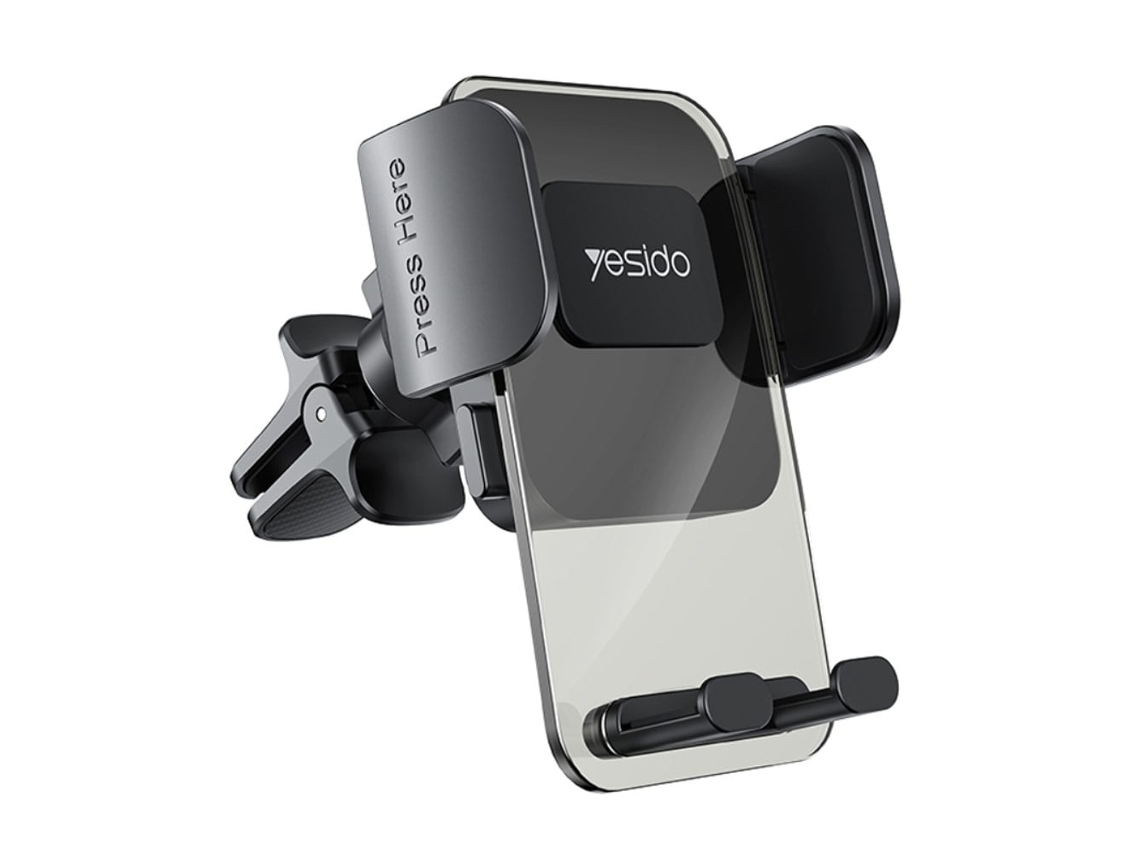 Suporte Transparente Para Celular Yesido Para Saída De Ar Do Carro