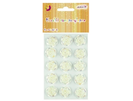 Adesivos Brancos Com Cristais Rosa Decoraçoes Diy Para Scrapbooking, Cartoes Comemorativos Aliga