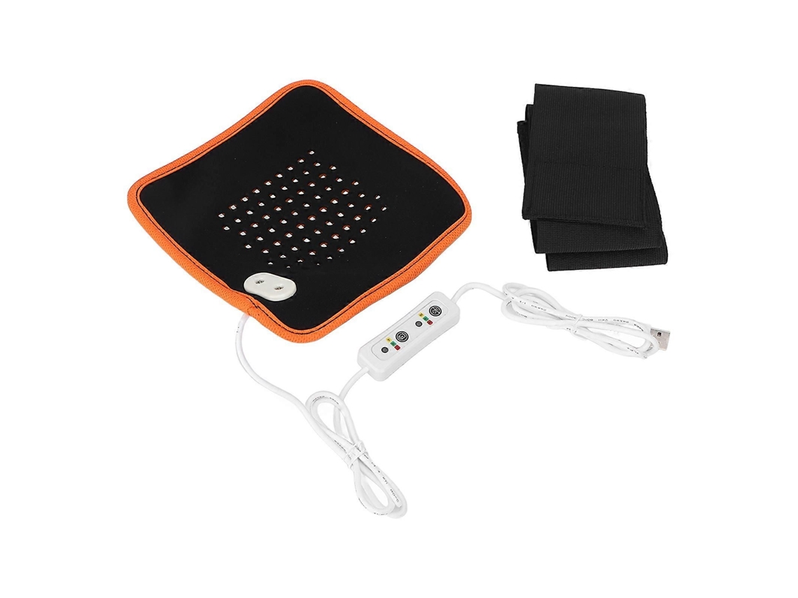 Cinto De Terapia Com Luz Vermelha, 72 Chips De Luz, Alívio Da Dor Muscular, Compressa Quente, Terapia Com Luz Infravermelha, Laranja.