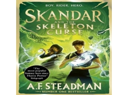 Livro Skandar and the Skeleton Curse de AF Steadman (Inglês)