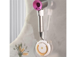 Suporte de Parede para Secadora Cabelo, Rotação 360°, Cabelo Persistente, B GOKOCO