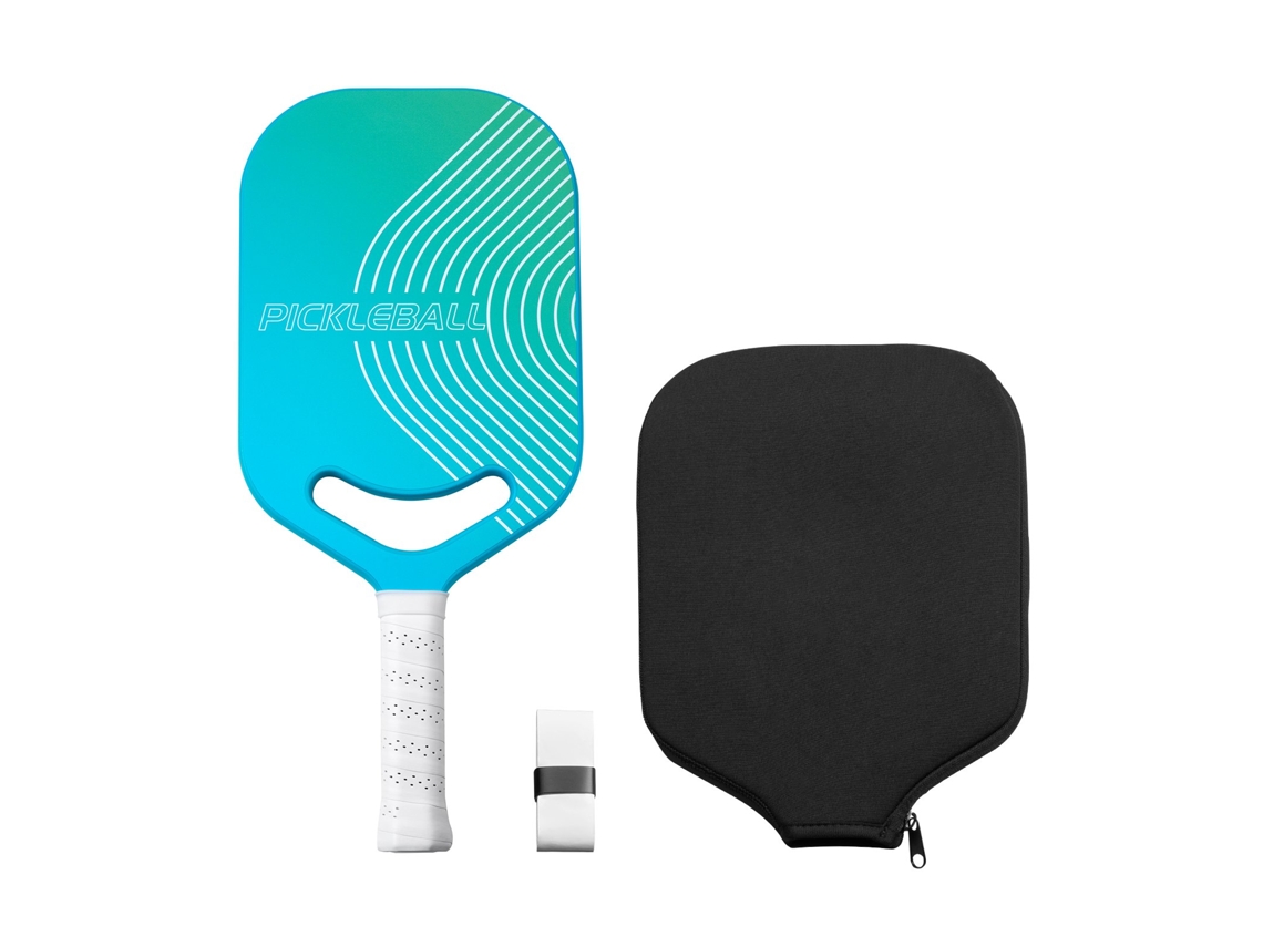Raquete de Pickleball Vevor em Fibra de Carbono com Acabamento Leve e Fosco (419 x 188 mm)